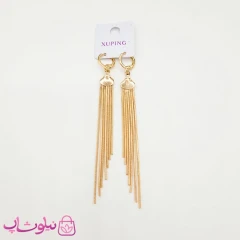گوشواره دخترانه ریشه ای آویز بلند ژوپینگ کد 1863