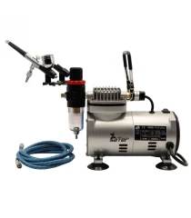 ست کمپرسور حرفه ای و ایربراش ساتر مدل SATER S-20BK