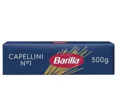 ماکارونی اسپاگتی رشته‌ای Capellini باریلا Barilla مدل n.1 حجم 500 گرم