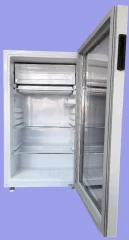 یخچال فریزر 7 فوت هتلی ویترینی شیشه ای میکرو پارس ویترینی سفید شوکیس مدل M.P.07