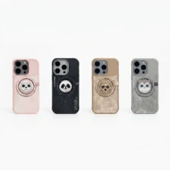 قاب و پاپ سوکت NIMMY نیمی New Big Eye Cute Pet Case With Magnetic Pop Socket