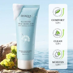 فوم ضدچروک هیالورونیک اسید رازیانه دریایی BIOAQUA
