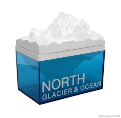 چراغ خواب و اسپیکر کوه یخ (دکورا) | DECORA iceberg night light and speaker