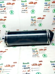 اگزوز قهرمانی مثلثی 3 گوش سایلنسردار مشکی