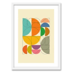 تابلو دکوراتیو فورنیمو مدل Abstract Geometric کد 0523W