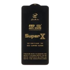 گلس گوشی سامسونگ شیشه ای Super X مدل Full Cover Anti Static برای Redmi 10C
