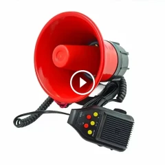 آژیر پلیسی 3 حالته با قابلیت ضبط صدا