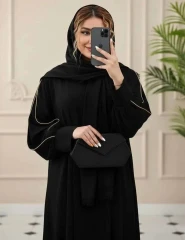 عبا زنانه مغزی دوزی شاپرک
