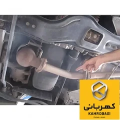 لوله گلویی اگزوز (بین سرتاسری و کاتالیست) طرح رینگ سیل ساینا / کوئیک / تیبا