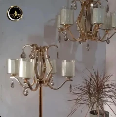 آباژور ست لوستر قلبی ستاره شب