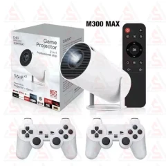 پروژکتور گیمینگ M300 Max: کنسول بازی قابل حمل، ماژول و دسته بازی، 64 گیگابایت حافظه
