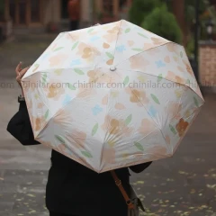 چتر جیبی کاور دار کادویی نارنجی