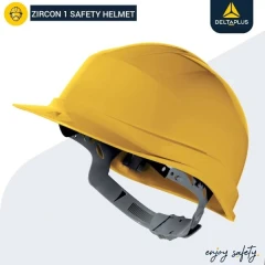 کلاه ایمنی زرد(عایق برق 13 کیلو وات) زیرکون دلتاپلاسZIRCON 1 SAFETY HELMET YELLOW DELTA PLUS