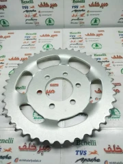 دنده (طبق) زنجیر چرخ عقب موتور بنلی 250 تک سیلندر قدیم و جدید نیوفیس (43 دندانه) اصلی