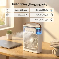 پنکه رومیزی مدل Turbo Spray