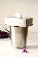 سطل و دستمال آنتیک هندی وارداتی کد 12686A
