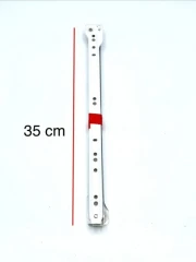 ریل کشو غلطکی سفید 35 سانت