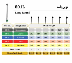 فرز الماسه مدل توپی بلند توربین Almas Tech_801L