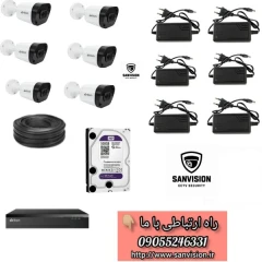 پک اقتصادی شش عدد دوربین مداربسته برایتون
