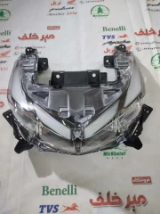 بلوری چراغ جلو کامل موتور یاماها طرح ایروکس جدید نیوفیس nvx شرکتی (درجه 1)