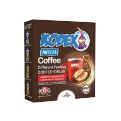 خرید کاندوم کدکس 3 عددی تاخیری کافی Coffee