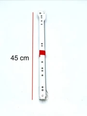 ریل کشو غلطکی سفید 45 سانت