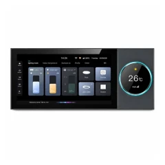 پنل کنترل کل خانه هوشمند و پخش موسیقی(Built-in 2 switches) Zigbee مدل F6-1