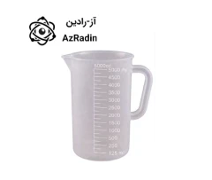 بشر 5000cc پلاستیکی دسته دار