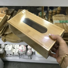 جای دستمال کاغذی بامبو