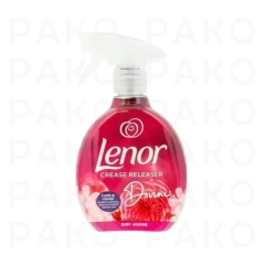 اسپری ضد چروک و خوشبو کننده لباس لنور lenor با رایحه گل های نو حجم 500 میلی