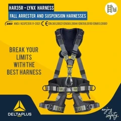هارنس فول بادی فست(کار در ارتفاع) لینکس دلتاپلاس HARNESS FULL BODY LYNX HAR35R DELTA PLUS