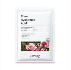 ماسک صورت ورقه ای گل رز BIOAQUA