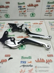 دسته (کتی) کلاچ و ترمز حرفه ای اسپرت رنتال cnc موتور یاماها طرح ایروکس nvx و pcx پی سی ایکس استیل نقره ای