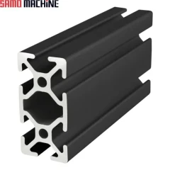 پروفیل آلومینیومی شیاردار 25×50 مشکی