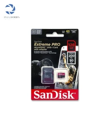 کارت حافظه microSDسن‌دیسک مدل Sandisk 128GB Extreme PRO UHS-I U3 microSDXC Card 200MB/s