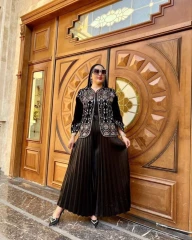 دامن شلواری زنانه جنس ساتن پلیسه