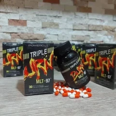 قرص لاغری تریپل برن پاورکات 30 عددی | Triple Burn چربی‌سوز و کنترل اشتها