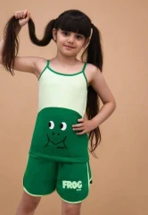 تاپ شلوارک دخترانه Frog