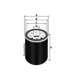فیلتر روغن MVM 110 ؛ دوو ماتیز  OEM : 1#965654412D / وارداتی