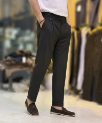شلوار مام‌استایل مردانه زارا (ZARA) مدل کمر ایتالیایی - دمپا پاکتی