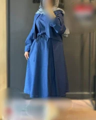 سارافون وکت جین زنانه سایز بزرگ