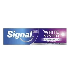 خمیردندان سفید کنندهwhite system بنفش حجم 75 میل