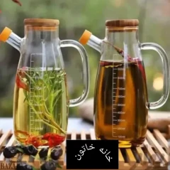 روغن ریز پیرکس شفاف یک لیتری درب بامبو