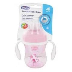 شیشه شیر ایتالیایی چیکو Cup Transition Chicco مناسب 4 ماه به باال 200 میل