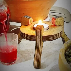 استند وارمر دار چوبی