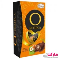ویفر شکلاتی مغز کرم شکلاتی و فندق کامل اورشکا آکوند کادوئی Akkond Орешка