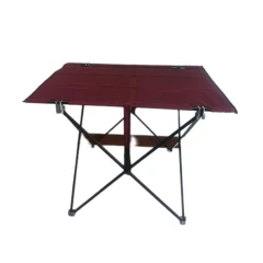 میز سفری تاشو استراکچر مدل K001 زرشکی
