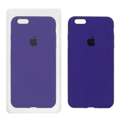 قاب سیلیکونی پاک کنی اورجینال Apple iPhone 6 Plus / iPhone 6s Plus - بنفش تیره (پک اصلی)