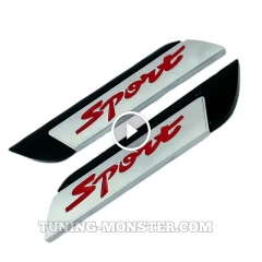 آرم فلزی گلگیر SPORT