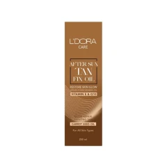 مروارید روغن برنزه کننده بدن حاوی بتاکاروتن و روغن هویج 6 SPF (لدورا)